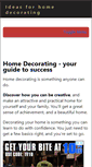 Mobile Screenshot of ideas-for-home-decorating.com